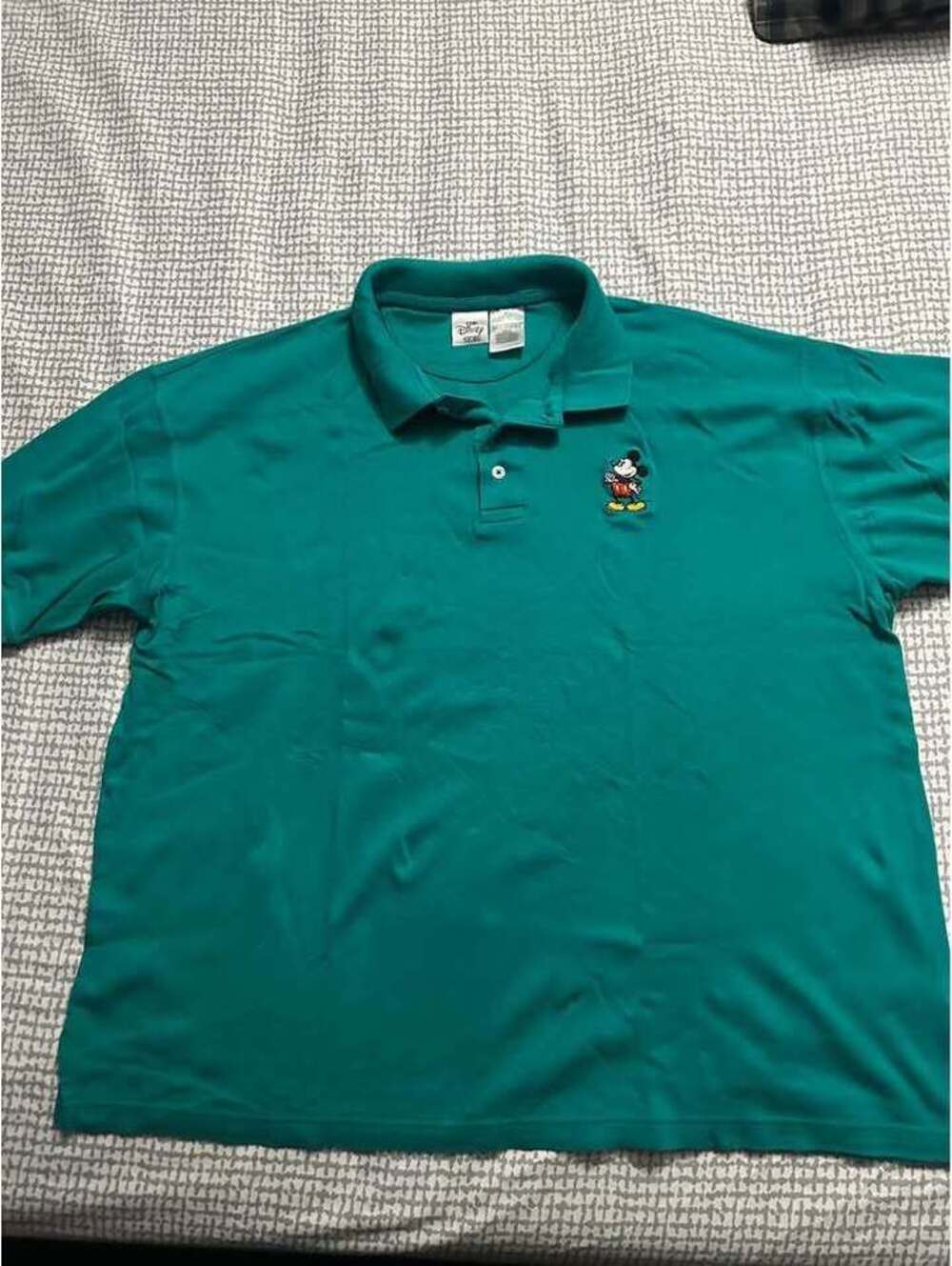 Vintage Disney Store Mickey Mouse Polo Shirt Mens Size X-Large Used Good $25